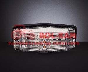 Lampa obrysowa double burner  biała  12-24V   3 funkcje