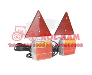 Lampy zespolone LED z trójkątem 12-24 V
