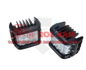 Lampy robocze 12 LED CREE doświetlenie zakrętów 36W - para