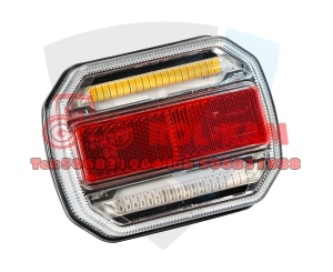 Lampa zespolona LED z dynamicznym kierunkowskazem 12-24 V - prawa