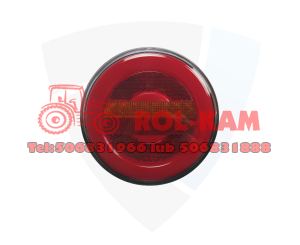 Lampa tylne zespolona LED  10-30V  okrągła  3 funkcje