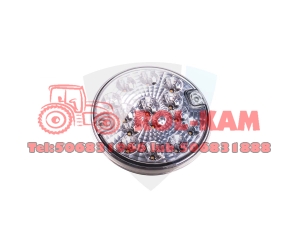 Lampa tylna cofania LED okrągła 12-24V