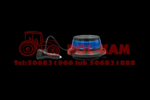 Lampa ostrzegawcza  niebieska soczewka  SMD 2835  na magnes  12-24V