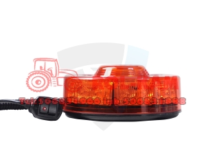 Lampa ostrzegawcza mała okrągła  12-24V  10LED