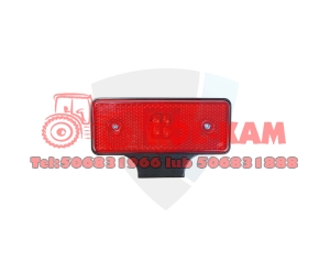 Lampa obrysowa tylna 2 LED czerwona  12-24 V