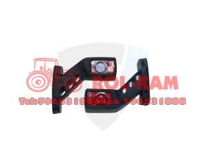 Lampa obrysowa boczna róg LED  12-24V - PARA