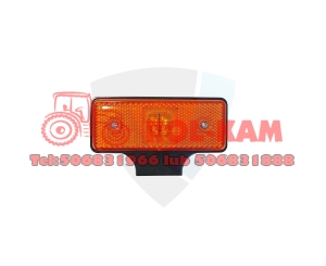 Lampa obrysowa boczna 2 LED pomarańczowa  12-24 V