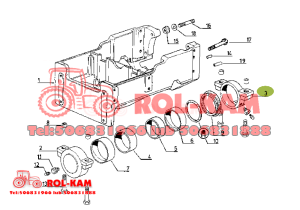 PODPORA ZAWIESZENIA PRZEDNIEJ OSI RENAULT