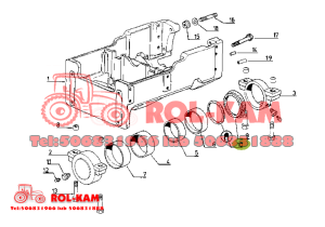 ORING 125X2 USZCZELNIAJĄCY PRZEDNIEJ OSI RENO