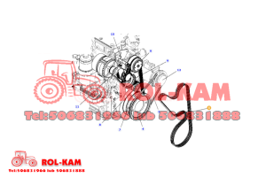 PAS WIELOROWKOWY 8PK 1790MM FENDT CONTITECH