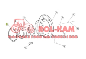 PIERŚCIEŃ USZCZELNIAJĄCY BLOKADY MECHANIZMU RÓŻNICOWEGO RENAULT CLAAS ORYGINAŁ 6005019035