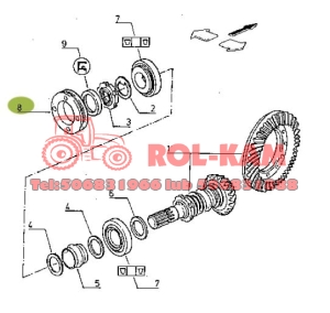 POKRYWA ŁOŻYSKA ORYGINAŁ RENAULT CLAAS 6000103246