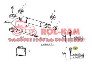 SWORZEŃ SIŁOWNIKA SKRĘTU ORYGINAŁ RENAULT CLAAS 7700681523