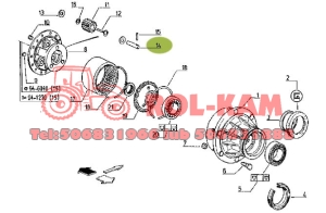 SWORZEŃ SATELITY ZWOLNICY ORYGINAŁ RENAULT CLAAS 7700019258