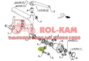USZCZELNIACZ PIASTY PRZEDNIEGO KOŁA RENAULT CLAAS 7700660385