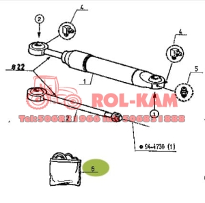 ZESTAW NAPRAWCZY SIŁOWNIKA SKRĘTU RENAULT CLAAS 6005000427 ORYGINAŁ