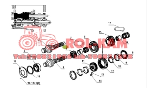 KOŁO ZĘBATE PIERWSZEGO BIEGU ORYGINAŁ RENAULT CLAAS