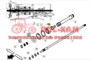 PIERŚCIEŃ USZCZELNIAJĄCY RENAULT JOHN DEERE 7700022693 RT7700022693