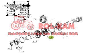 KOŁO ZĘBATE Z26 RENAULT CLAAS 7700026733