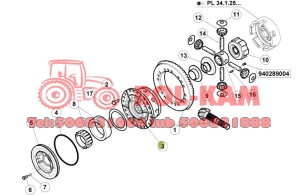 OBUDOWA MECHANIZMU RÓŻNICOWEGO RENAULT CLAAS 6005026888