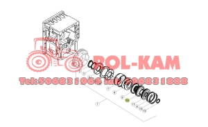 PIASTA PRZYSTAWKI PRZEDNIEGO NAPĘDU RENAULT CLAAS 6005021926
