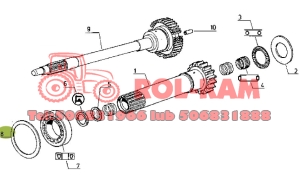 PODKŁADKA REGULACYJNA WAŁKA SPRZĘGŁOWEGO 0,50MM
