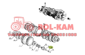 TULEJKA SKRZYNI BIEGÓW RENAULT CLAAS 6005021821