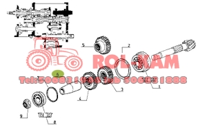 TULEJA WAŁKA ATAKU RENAULT CLAAS ORYGINAŁ