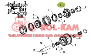 KOŁO ZĘBATE Z28 RENAULT CLAAS ORYGINAŁ