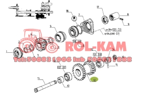 KOŁO ZĘBATE WOM Z16/21 RENAULT 7700622490