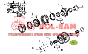 KOŁO ZĘBATE Z34/Z37 RENAULT CLAAS ORYGINAŁ