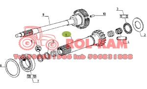WAŁEK SPRZĘGŁOWY RENAULT CLAAS ORYGINAŁ