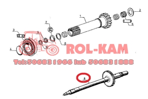 WAŁEK SPRZĘGŁOWY RENAULT 7700661251