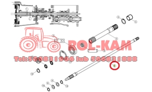 WAŁEK SPRZĘGŁOWY RENAULT CLAAS CERGOS ERGOS 7700030728