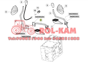 WODZIK SKRZYNI BIEGÓW RENAULT CLAAS 7700068582