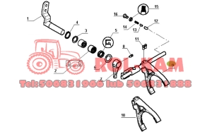 ZESPÓŁ OSI I WIDEŁEK RENAULT CLAAS 7700053182