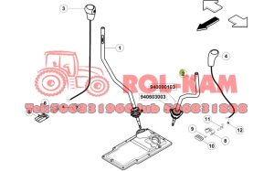 DŹWIGNIA ZMIANY BIEGÓW CLAAS 7700060941 ORYGINAŁ
