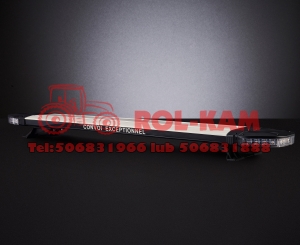 Belka ostrzegawcza 22 LED  12-24V  15 funkcji  z pilotem