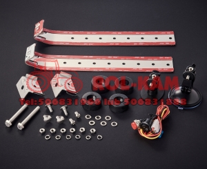 Belka ostrzegawcza 40LED  12-24V  15 funkcji  smoked  z pilotem