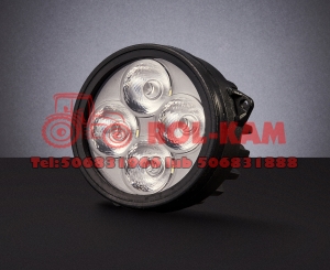 Lampa robocza 4 LED  20W  rozproszona  okrągła  dedykowana do John Deere  Challenger