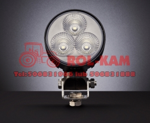 Lampa robocza LED  30W  rozproszona  okrągła do Claas  Deutz  Hella  Fendt