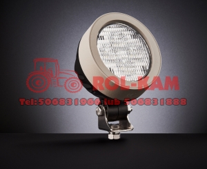 Lampa robocza 4 LED  60W  rozproszona  szara  okrągła  przeznaczona do John Deere