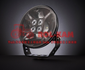 Lampa drogowa LED  9-calowa  120W  12200 Lm  z podwójnym światłem pozycyjnym