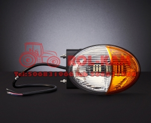 Lampa przednia z kierunkowskazem 48LED  24W  owalna