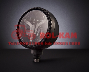 Lampa przednia LED  okrągła z uchwytem
