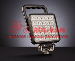 Lampa Robocza 30LED 30 Wat rozproszona  kwadratowa  z uchwytem i magnesem