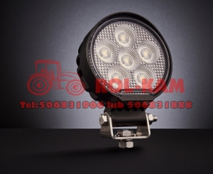 Lampa robocza 24LED  24W  okrągła  rozproszona
