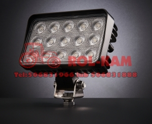 Lampa Robocza 60LED 60 Wat rozproszona  prostokątna z wtyczką DT oraz dodatkowym mocowaniem bocznym