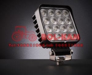 Lampa Robocza 64LED 64 Wat rozproszona  kwadratowa z wtyczką DT