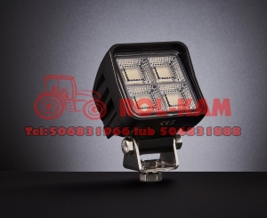 Lampa Robocza 64 Wat rozproszona  kwadratowa z wtyczką DT